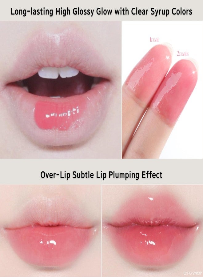 BBI@ BBIA BBIA Over Glaze Lip Gloss - Plumping & Volumizing Glossy Lip Tint with High-Glow Glassy Shine Finish, Naturally Moisturizing, Non-Sticky, Lightweight, Vegan, Korean Makeup (06 PEANUT SYRUP) - Image 4